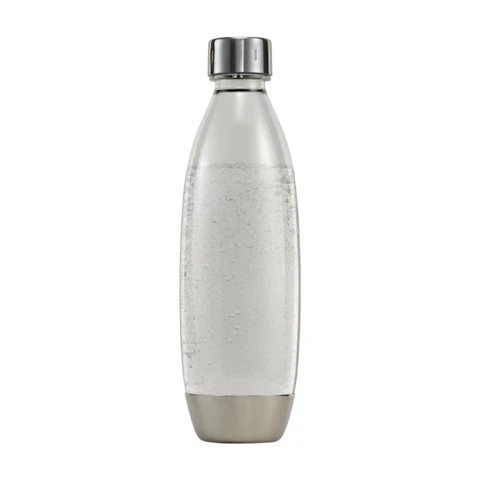 SodaStream FUSE - Bouteille en Acier Inoxydable 1 L, Compatible Lave-Vaisselle