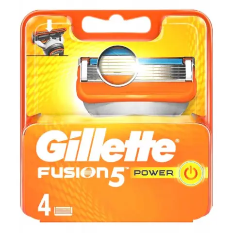 Gillette Fusion Austauschbare Rasierklingen, 4 Stück