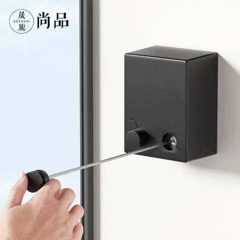 SNSP Clothes Hanging Rope with Non punching and Expandable Clothesline 304 Stainless Steel Clothes Hanger, Invisible Clothes Hanger in Bathroom