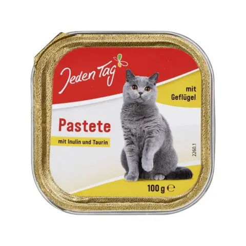 Jeden Tag Pastete mit Geflügel für Katzen 100 g