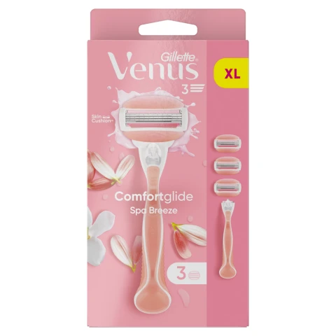 Venus Comfortglide Spa Breeze Razor- 3 Blades