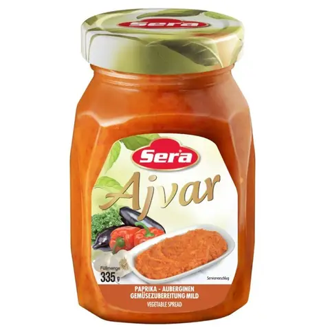 Sera Ajvar Gemüse-Püree Mild – 335 g