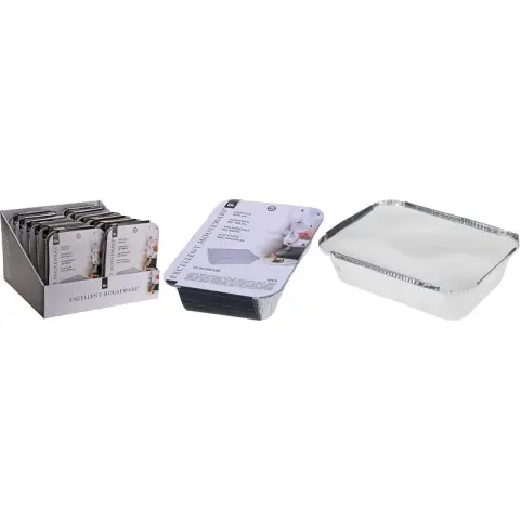 Excellent Houseware Excellent Houseware Aluminium Ofenbleche Grillbleche mit Deckel Bleche Set