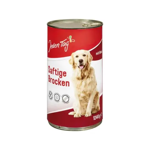 Jeden Tag Hundefutterwürfel (Rindersoße) 1240g