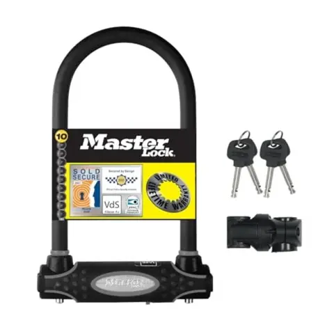 Master Lock 13mm Stahl-Bügelschloss mit Halterung 8195EURDPRO