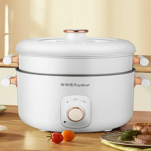 Royalstar Electric Hotpot 1200W Hotpot Pan Cooking Pot Cooker 5 L