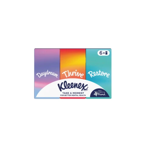 KLEENEX handkerchiefs - Collection Reg 9SC (P6x10) New Design Emotions