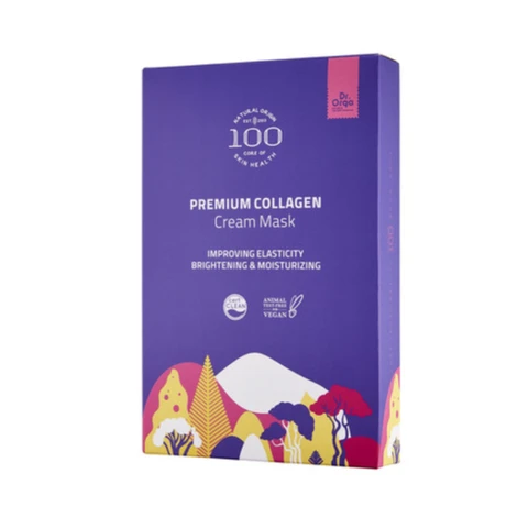 Dr.Orga Premium Kollagen-Crememaske (5 Stück/Box)
