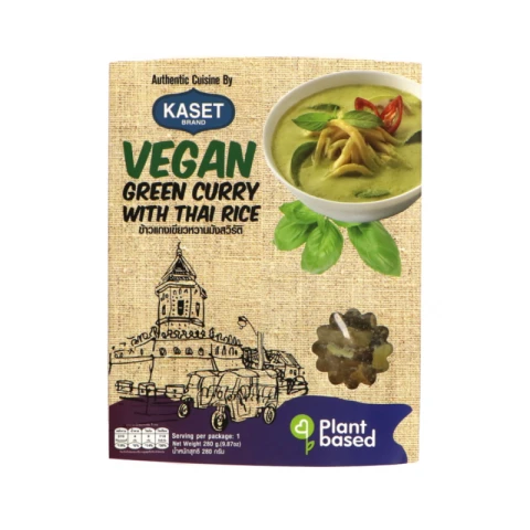 Kaset Prêt à Manger Curry Vert Végétalien 280g