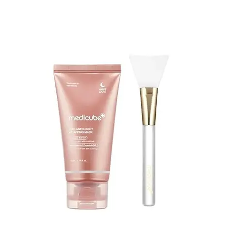 Medicube Collagen Night Wrapping Mask Gift Set 75ml+Brush
