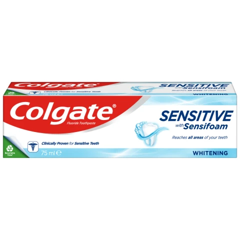 Colgate Sensitive Sensifoam Whitening Toothpaste 75ml