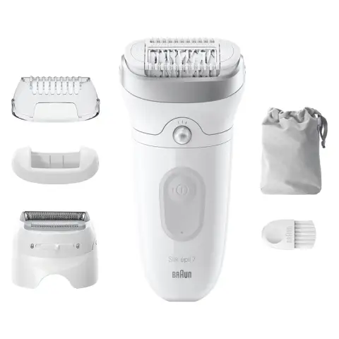 Braun Silk-épil 7 7+4 Epilator for easy depilation Long-lasting smooth skin 7-041