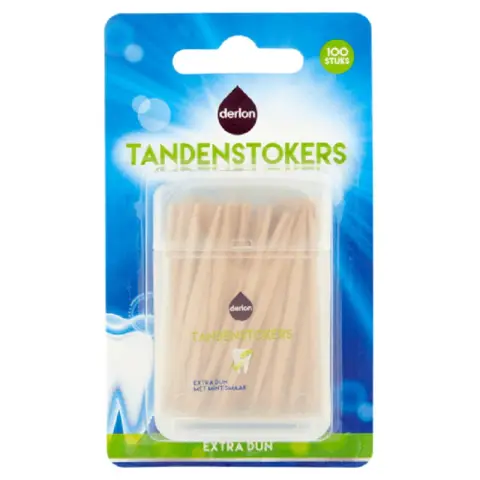 Derlon Toothpicks extra thin 100 pieces