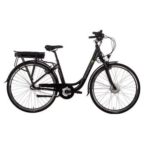 Saxonette E-Bike Citybike Advanced Plus – Schwarz, 45 Zoll Rahmen