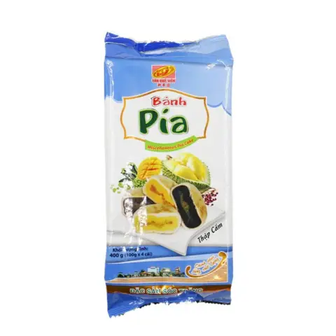 Pia Cake Gâteau Pia Saveurs Mixtes Durian 4 pièces 400g