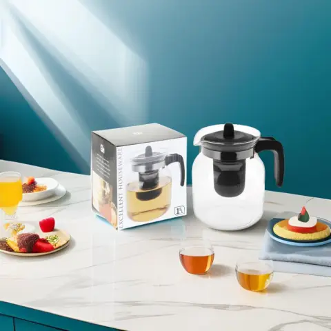 Excellent Houseware Glass Teapot 1500ml