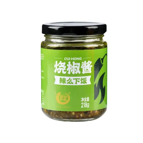 Sichuan Cuihong Food Co. LTD Chili Pepper Sauce 218g