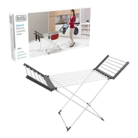 BLACK+ DECKER Heated Winged Airer