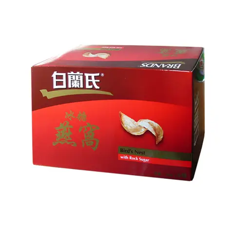 White Crane Nid d'hirondelle au sucre candi 70g*6 bouteilles/boîte