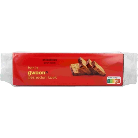 G'woon Ontbijtkoek Gesneden 485 g