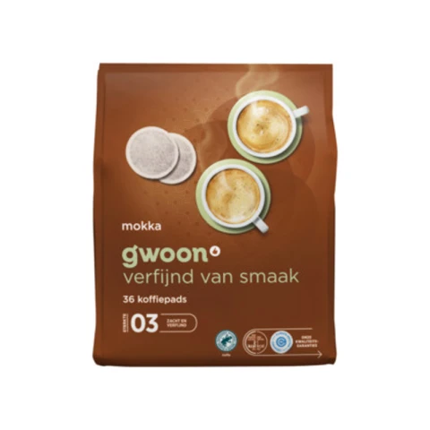 G'woon Coffee Pads Mocha 36 pcs