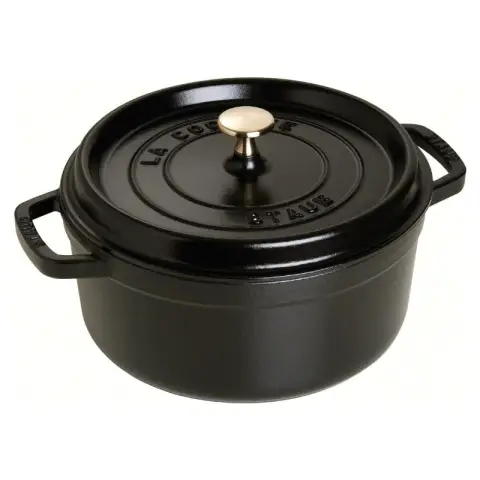 Staub Cocotte Gusseisen-Schmortopf mit Deckel – 26 cm – 5,2 L