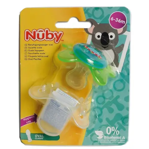 Nuby Oval Pacifier 6-36m