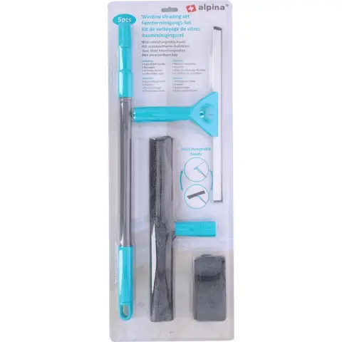 Alpina Window Cleaning set 5pcs