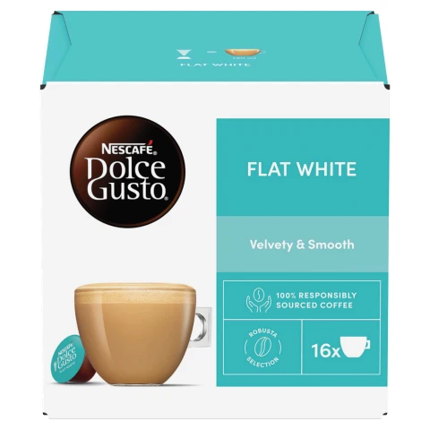 Nescafe Dolce Gusto Flat White 16 Pods 187.2g