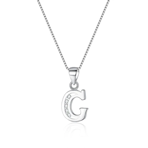 Ever Faith 925 Sterling Silver Initial Necklace CZ 26 Letters Alphabet Personalized Charm Pendant Necklace, Jewellery Gifts for Women Mom Girls Teen Anniversary Birthday Mothers Day Xmas Valentines