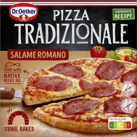Dr. Oetker Pizza Traditionale Salame Romano 385g