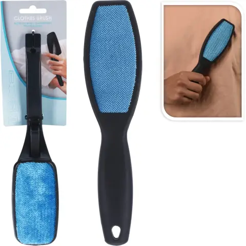Brosse à vêtements PP 245 mm Bleu