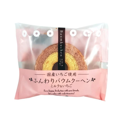 JP Taiyo Bamkuchen Strawberry Milk Flavor 60g