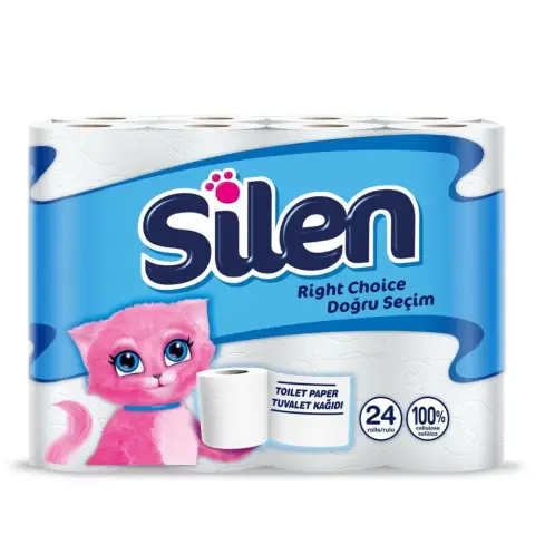 Silen Toilettenpapier 2-lagig 24 Rollen