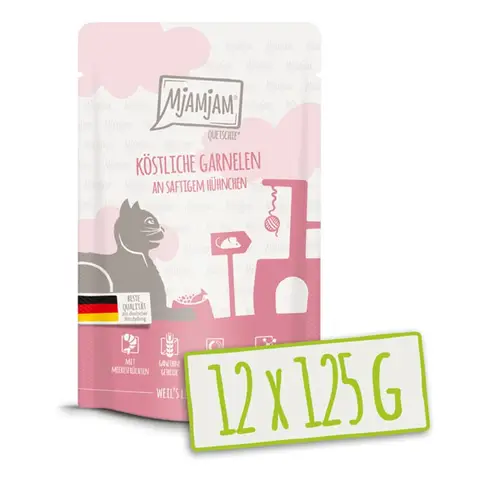 MjAMjAM - Quetschie - Delicious prawns with succulent chicken 125g*12