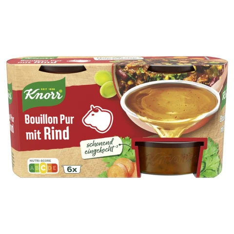Knorr Pure Beef Bouillon 6 x 0.5 l