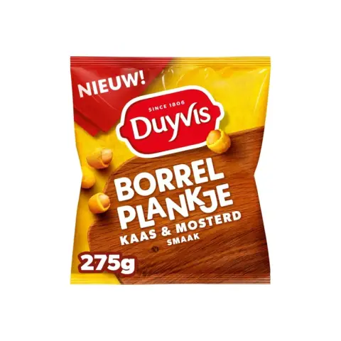 DUYVIS Borrelnootjes Kaas/Mosterd 275 g