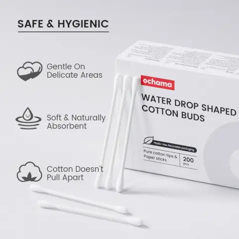 ochama Cotton Buds 200 Pieces