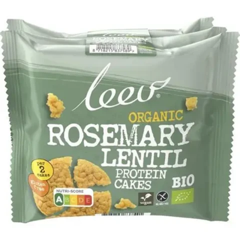 Leev Bio Lentil Waffle Rozem Gv 54g