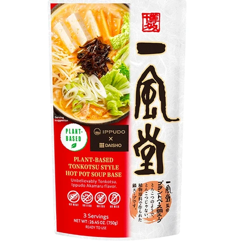 DAISHO Japanese Hot Pot Soup Base Ippudo Tonkotsu Style 750g