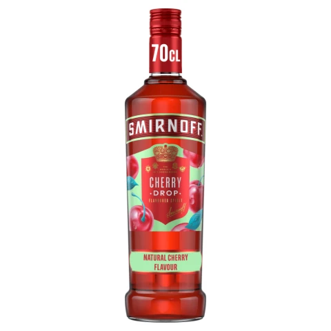 Smirnoff Cherry Drop Vodka Based Flavoured Spirit Drink 35% vol 70cl