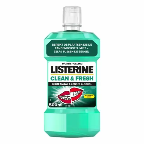 LISTERINE - Bain De Bouche Clean & Fresh - 500ml