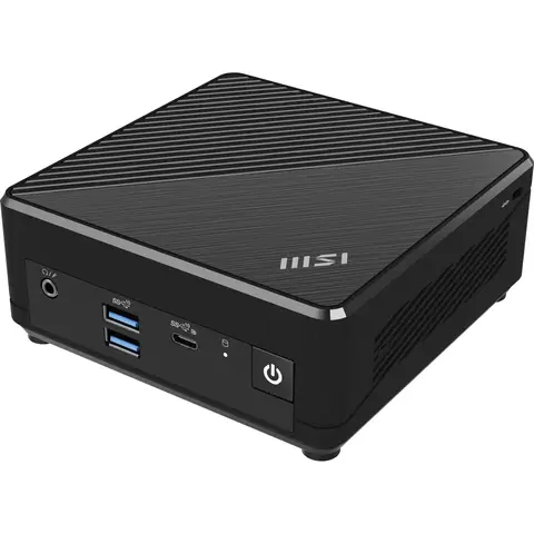 MSI Cubi N ADL S-078EU Intel N N100 4 GB DDR4-SDRAM 128 GB SSD Windows 11 Pro mini PC zwart