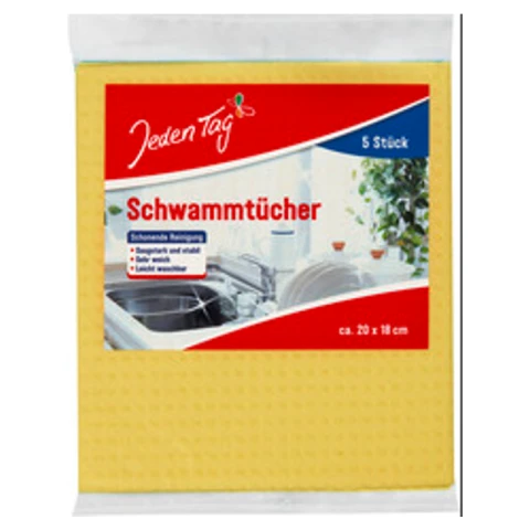 Jeden Tag Schwammtücher 20x18cm