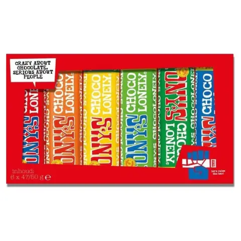 Tony's Chocolonely Chocolonely Proeverijtje 288g Chocolate Gift Pack