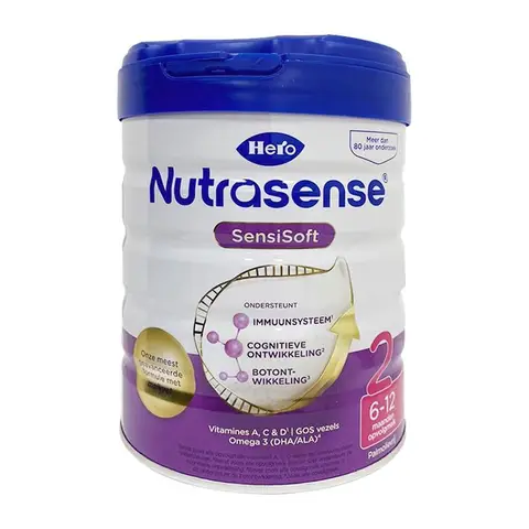 Hero Nutrasense Sensisoft 2 6-12 Maanden Opvolgmelk 800 g