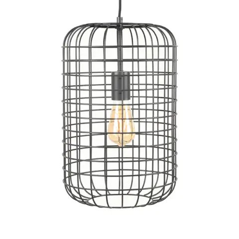 LABEL51 Hanglamp Solido - Zwart - Metaal - 1-Lichts Zwart -1-Licht