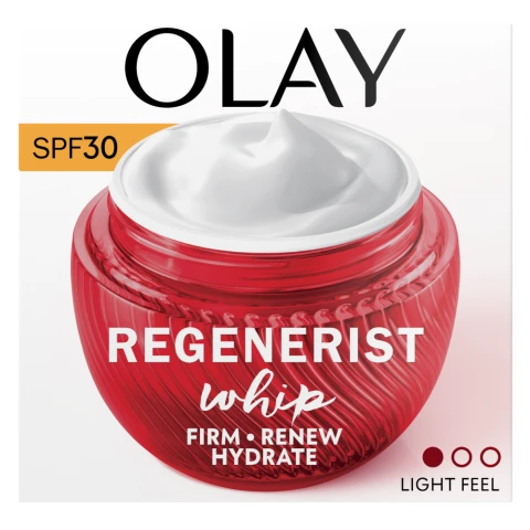 Olay Regenerist Whip Light As Air Touch Active Moisturiser SPF 30 50ml