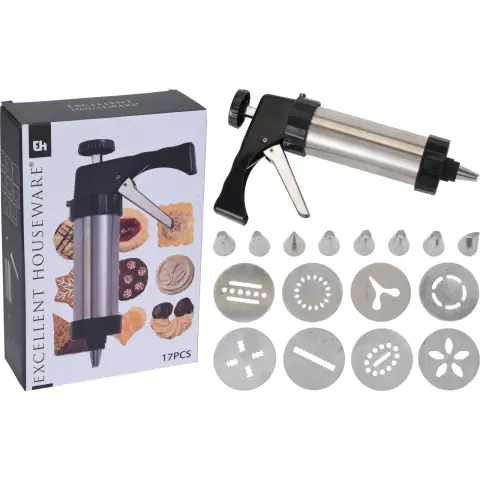 Cookie Press Set Stainless Steel