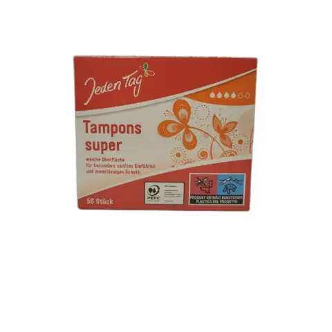 ‎Jeden Tag Tägliche Tampons Super, 56 Stück